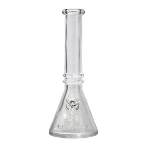 10″ Blueberry Double Ring Soft Glass Beaker Bong