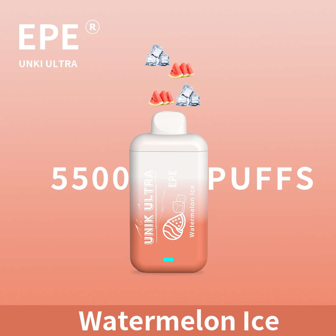 Vape Descartável 5500 Puffs- Watermelon Ice – Unik Ultra