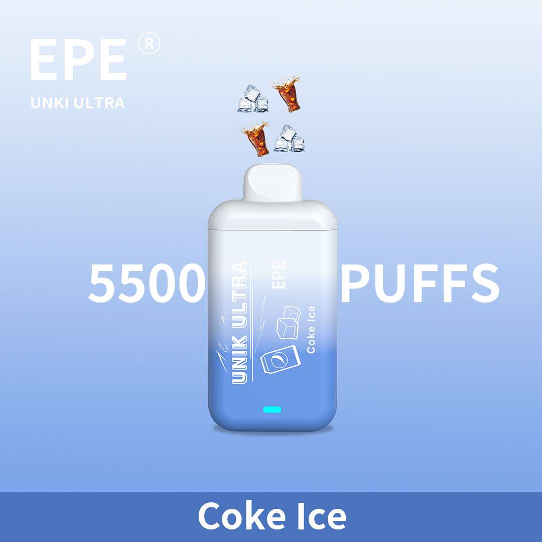 Vape Descartável 5500 Puffs – Cola Ice – Unik Ultra