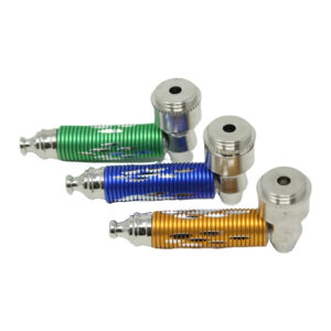 3″ Metal pipe with Diamond Cuts – Assorted Colour