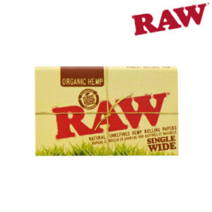 RAW Rolling Papers – Organic Hemp Single Wide Double Window