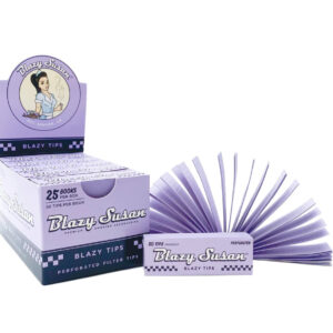 Blazy Susan Perforated Filter Tips – Purple