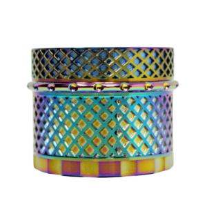 EC420 Magnet Core Screwless Grinder – 55mm 4-Piece – Rainbow