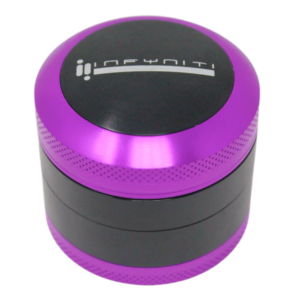 Infyniti Convex 50mm 4-Piece Grinder – Purple