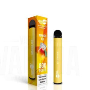 Vape Descartável Mango Ice – Vapeurs  800 puffs – Sem Nicotina