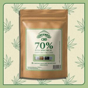 Pack 2 Recargas Stick CBD 70% – Greeneo CBD