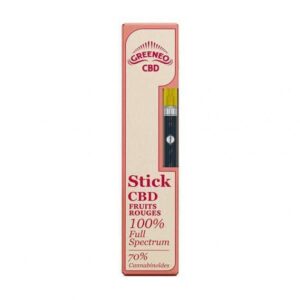 Stick CBD 70% FRUITS ROUGES – Greeneo CBD 7000MG