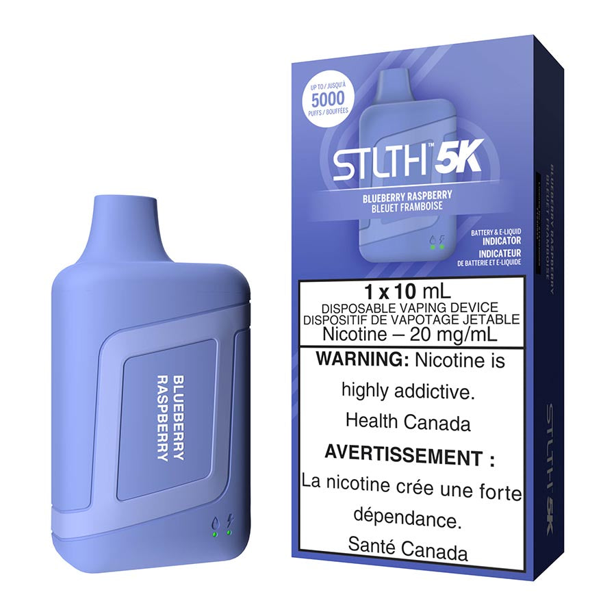 STLTH 5K Disposable Vape Device – Blueberry Raspberry