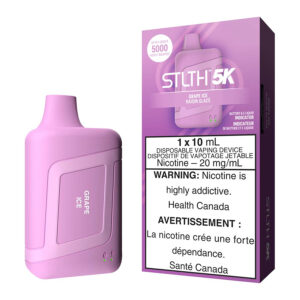 STLTH 5K Disposable Vape Device – Grape Ice