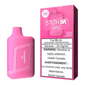STLTH 5K Disposable Vape Device – Raspberry Ice