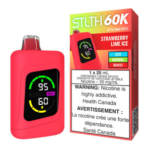 STLTH 60K Disposable Vape Device – Strawberry Lime Ice