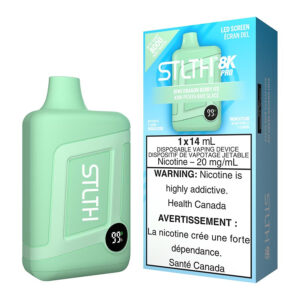 STLTH 8K Pro Disposable Vape Device – Kiwi Dragon Berry Ice