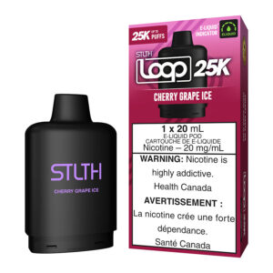STLTH Loop 25K E-Liquid Pod Pack – Cherry Grape Ice