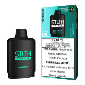 STLTH Switch E-Liquid Pod Pack – Peppermint And Spearmint