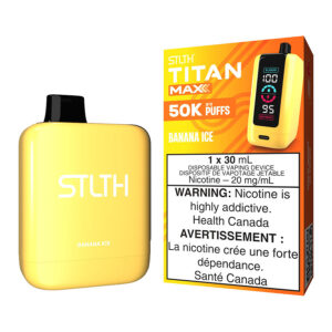 STLTH Titan Max Disposable Vape Device – Banana Ice