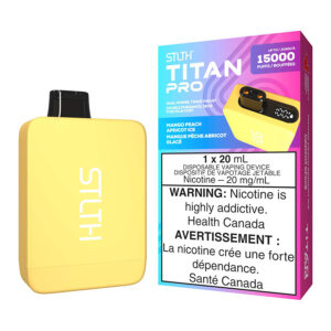 STLTH Titan Pro Disposable Vape Device – Mango Peach Apricot Ice