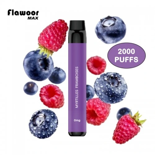 Vape Descartável – Flawoor Max – Mirtilo e Frutos Vermelhos