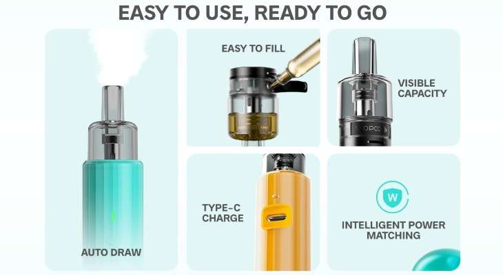 Doric Q Pod Kit – Voopoo - Image 2