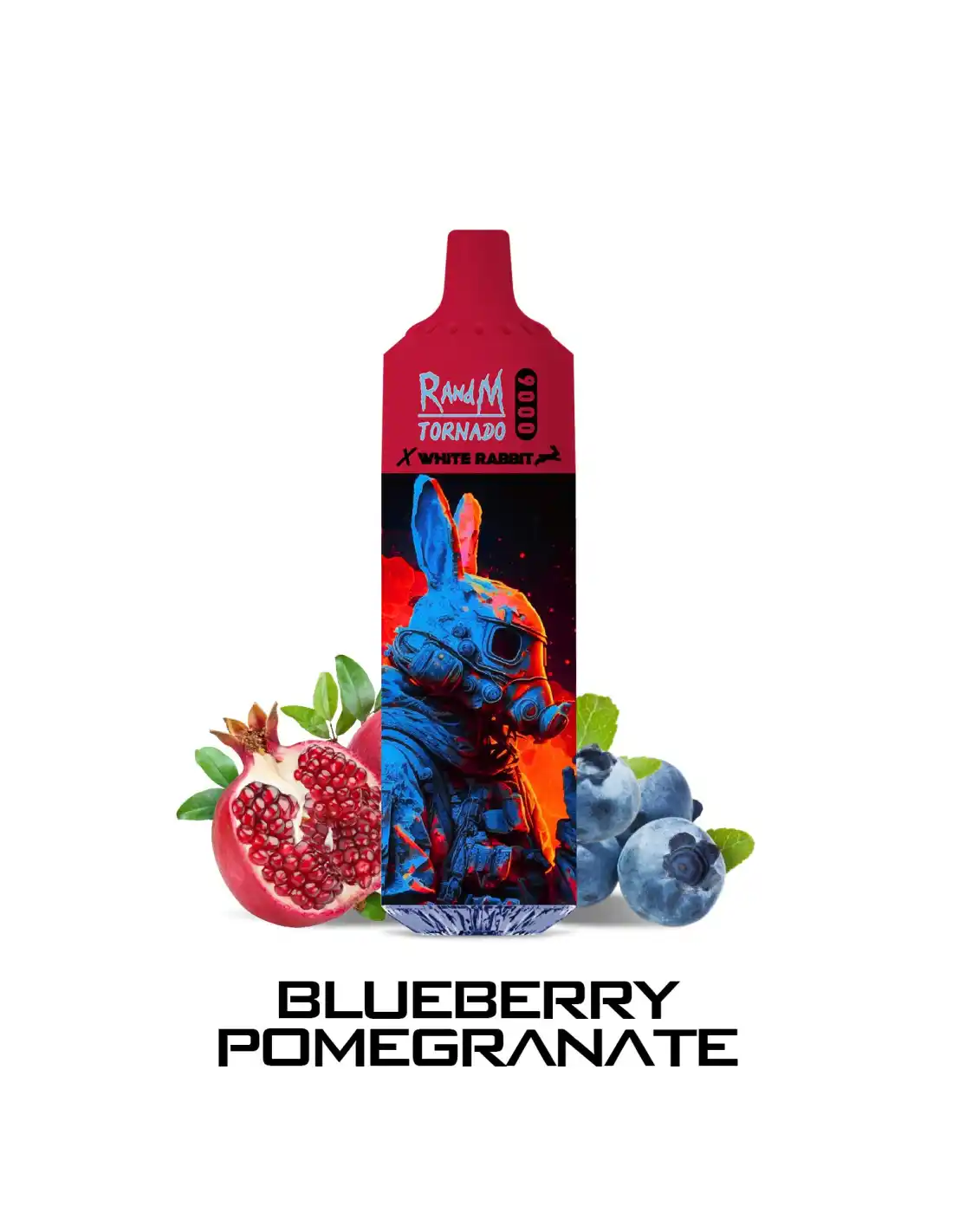 Blueberry Pomegranate – RandM TORNADO & White Rabbit – 9000 puffs
